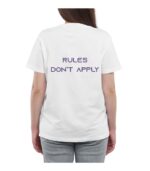 Aquarius Zodiac Tshirt for women - White | Carry Your Cosmic Energy - Image 2