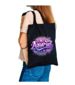 Aquarius Zodiac Tote Bag | Carry Your Cosmic Energy