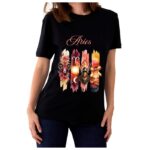 Aries Zodiac Tshirt for women - Black | Carry Your Cosmic Energy