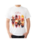 Aries Zodiac Tshirt for Men - White | Carry Your Cosmic Energy