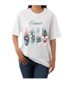 Cancer Zodiac Tshirt for women - White | Carry Your Cosmic Energy