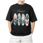 Cancer Zodiac Tshirt for Men - Black | Carry Your Cosmic Energy