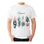 Cancer Zodiac Tshirt for Men - White | Carry Your Cosmic Energy