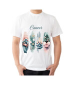 Cancer Zodiac Tshirt for Men - White | Carry Your Cosmic Energy