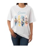 Gemini Zodiac Tshirt for women - White | Carry Your Cosmic Energy