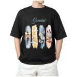 Gemini Zodiac Tshirt for Men - Black | Carry Your Cosmic Energy