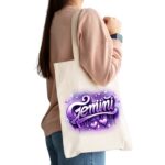 Gemini Zodiac Tote Bag | Carry Your Cosmic Energy