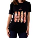 Leo Zodiac Tshirt for women - Black | Carry Your Cosmic Energy
