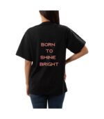 Leo Zodiac Tshirt for women - Black | Carry Your Cosmic Energy - Image 2