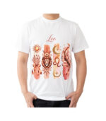 Leo Zodiac Tshirt for Men - White | Carry Your Cosmic Energy