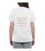 Libra Zodiac Tshirt for women - White | Carry Your Cosmic Energy - Image 2