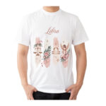 Libra Zodiac Tshirt for Men - White | Carry Your Cosmic Energy