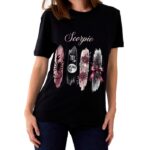 Scorpio Zodiac Tshirt for women - Black | Carry Your Cosmic Energy