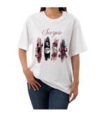 Scorpio Zodiac Tshirt for women - White | Carry Your Cosmic Energy