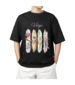 Virgo Zodiac Tshirt for Men - Black | Carry Your Cosmic Energy